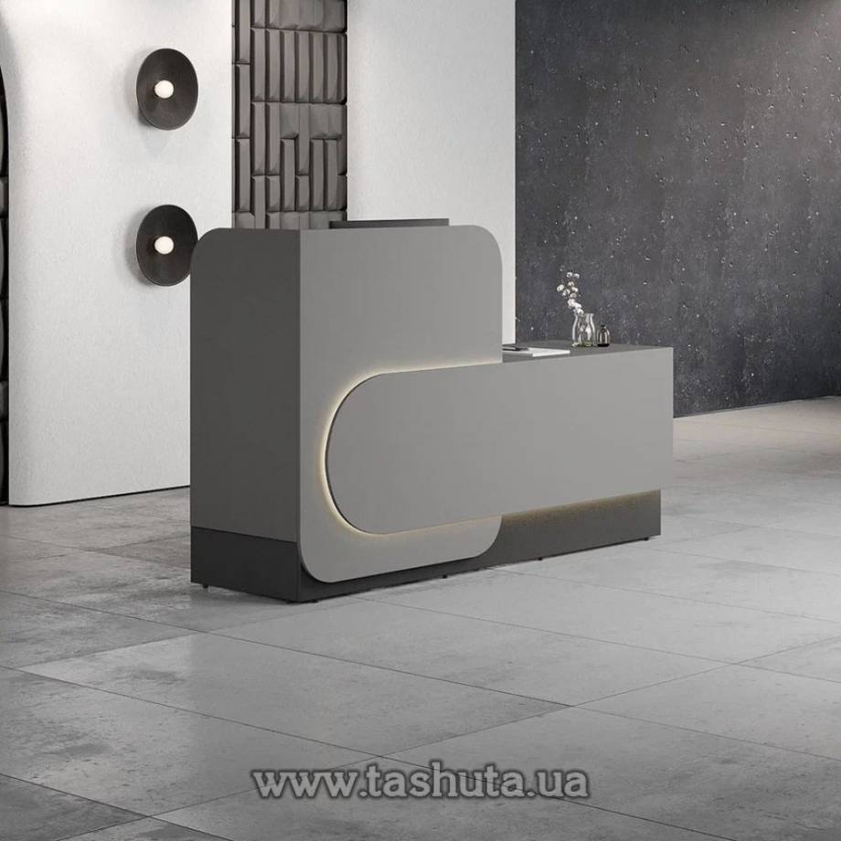 Офісна стійка ресепшн «Сканді», 220х120х62 см