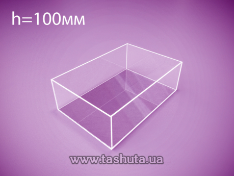 Коробка, контейнер з оргскла 300х500х100 мм