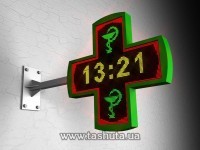 Krzyż LED wielokolorowy kształtowy 1080x1080 mm