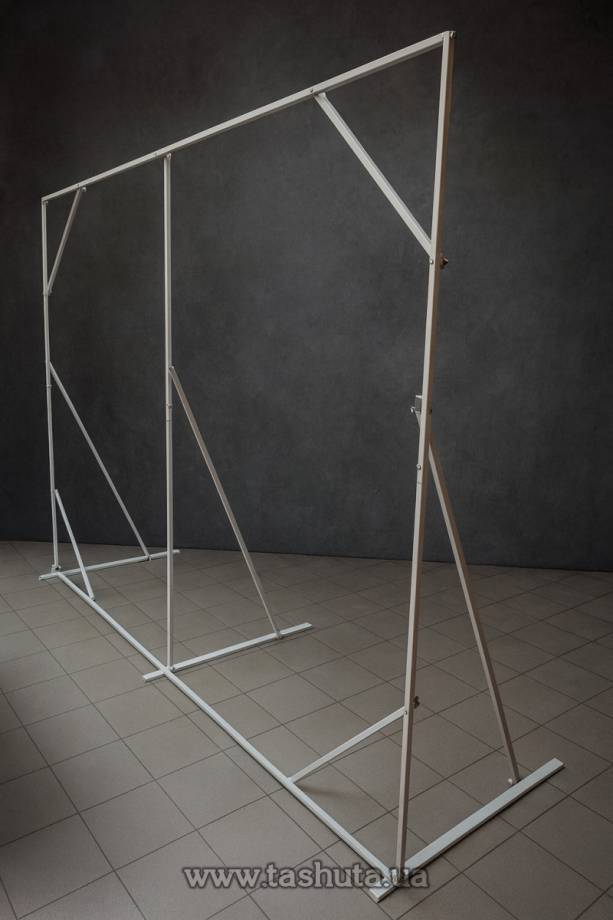 Press Wall (Banner Frame) 2.5x4m, Steel Frame