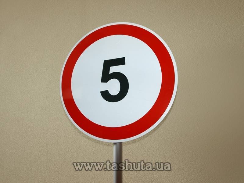 Round Road Sign 500x500mm