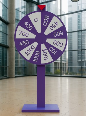 Wheel of Fortune on Chipboard Base, Wheel Diameter 700mm