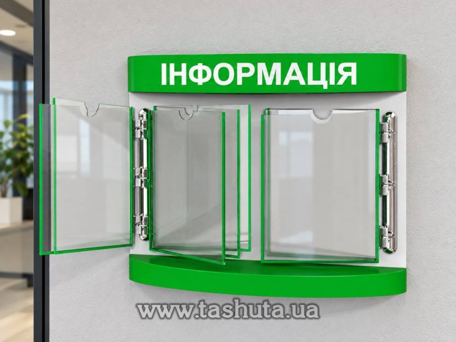 Листательная, перекидная информационная система, 610х510 мм
