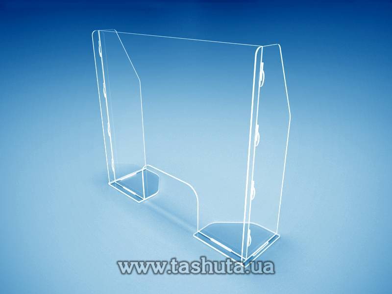 Shop Checkout Protective Screen Barrier Partition 860x750x240mm