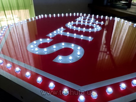 Znak drogowy LED „Stop” 600x600mm