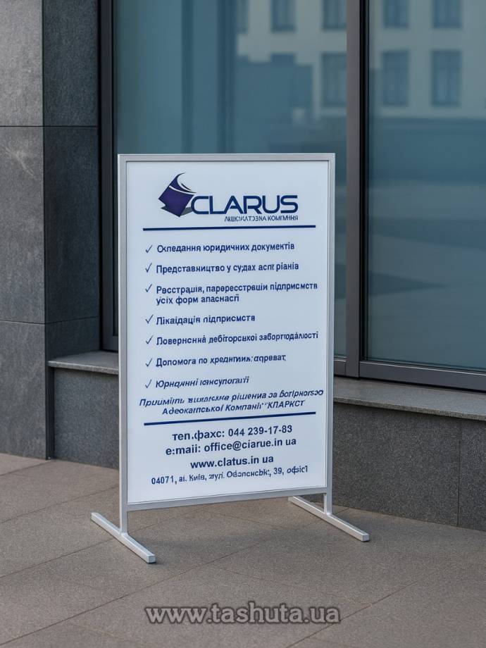 T-Shaped A-Board, 700x1000mm