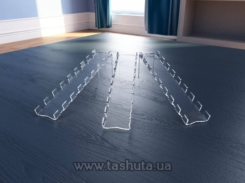 Acrylic Pen Holder for 8 pcs, 70x80x220mm