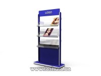 купить по низкой цене Стойка для рекламной продукции ДСП, 3 кармана А4х3 в Киеве