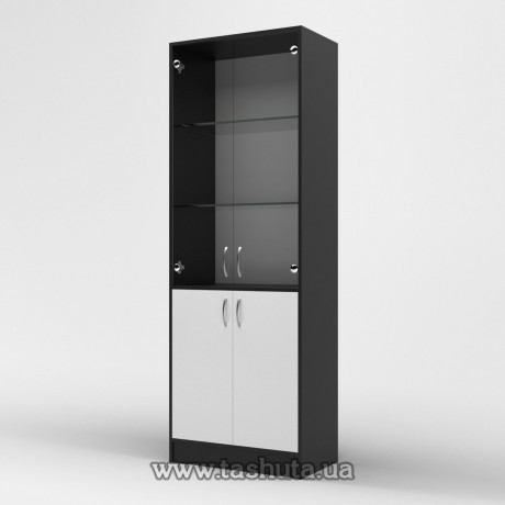 Шкаф для документов (стекло) 70х200х35см