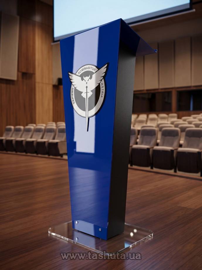 Floor-Standing Speaker's Lectern (Podium) with Logo