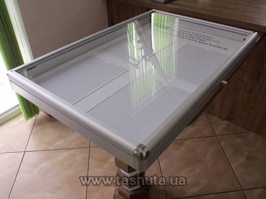 Information Boards with Glass and Lock, 1000x1200mm