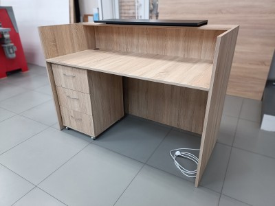 Modular Front Desk, Registration Desk, 120x110x74cm