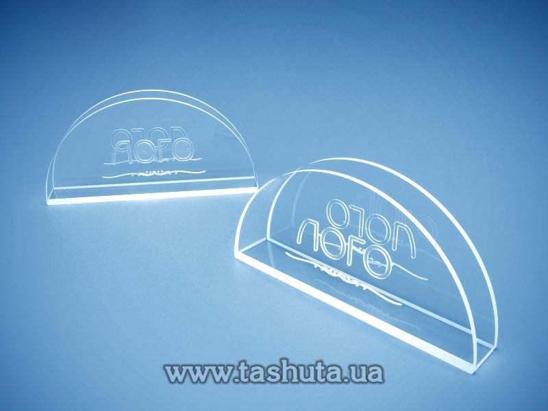 Napkin Holder with Logo Print, 160x80x20mm