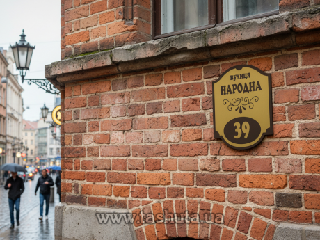 Табличка для дома с номером, 300х400 мм