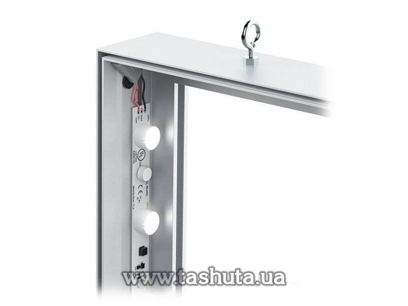 Edge-Lit Fabric Light Box 80x120cm, 5cm Deep