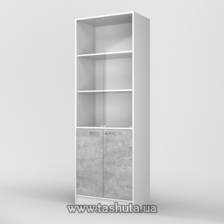 Шкаф для документов (стекло) 70х200х35см