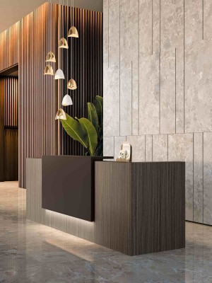 Modular Front Desk, Registration Desk, 150x110x74cm