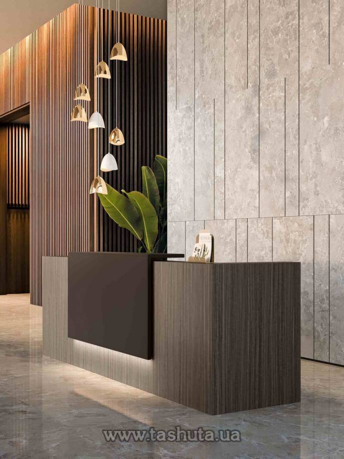 Modular Front Desk, Registration Desk, 150x110x74cm
