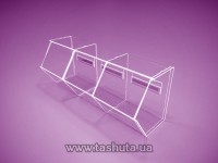 Acrylic Bulk Product Boxes (3 Compartments)