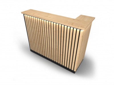 “Baffeli” Reception Desk, 180x110x65cm