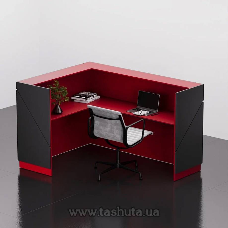 "Modern" Corner Reception Desk, 200x110x150cm