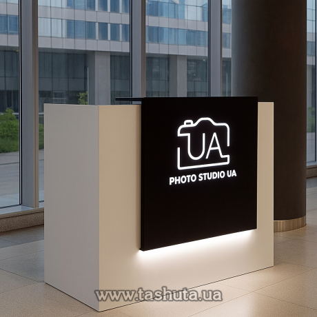 Модульная стойка администратора, стойка регистрации, 200х110х74 cм