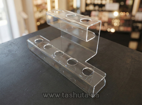 Подставка для помад на 8 шт, 205х100х70 мм (Д=20 мм)