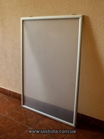 Rama do plakatu dwustronna z górnym ładowaniem, wisząca, 700x1000 (B1)