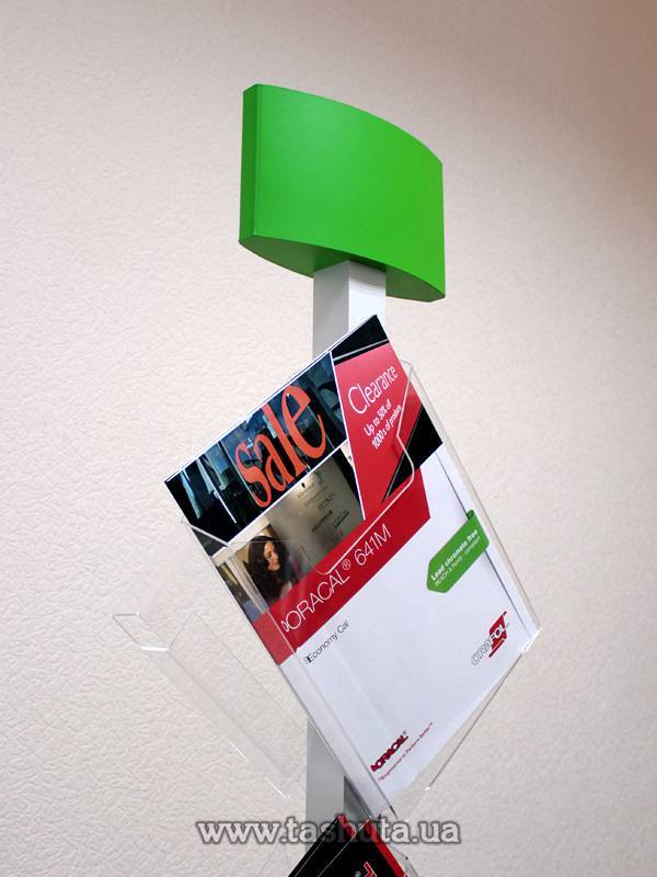 Literature Stand with 8 A4 Pockets, Double-Sided