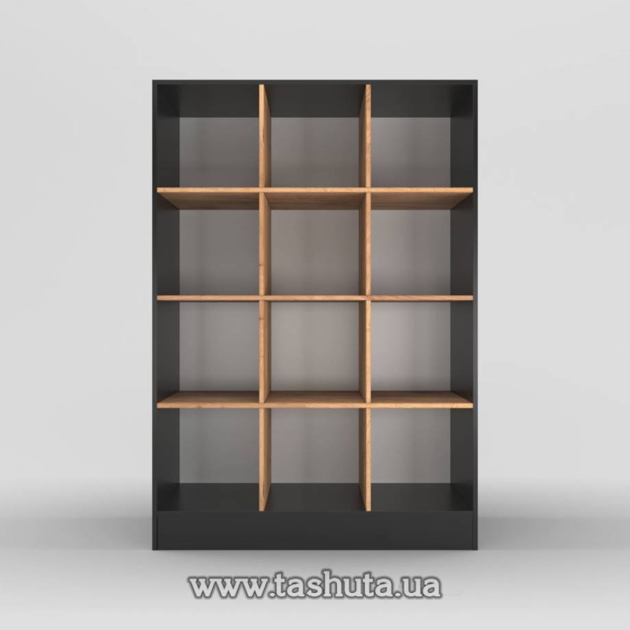 Стелаж пристінний 12 осередків 110х160х35см