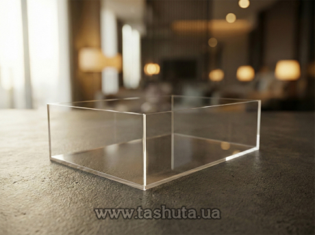 Коробка, контейнер из оргстекла 300х300х70 мм
