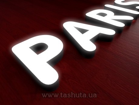 Световая буква с внутренней подсветкой светодиодами, h-500мм