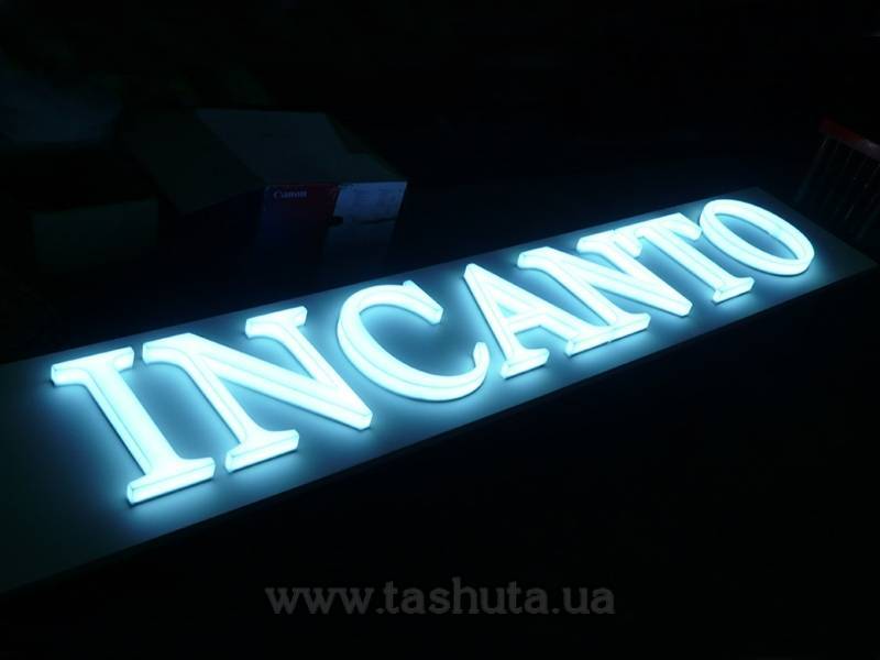 Internally Lit 3D Letters (Fully Illuminated), h-200mm