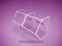 Acrylic Bulk Product Boxes (2 Compartments)