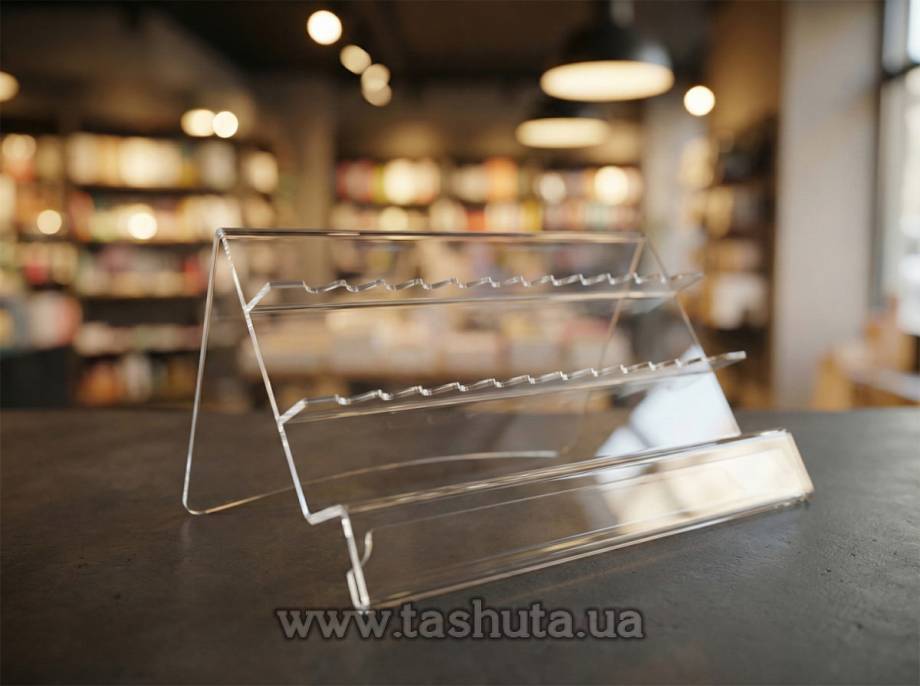 Pen Holder with Price Tag for 14 pcs, 230x110x70mm
