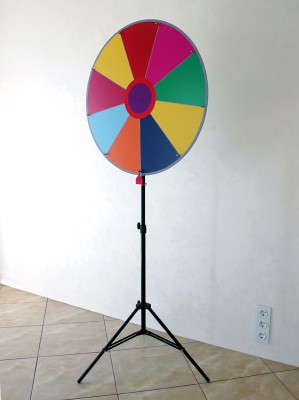 Wheel of Fortune on Telescopic Stand, Wheel Diameter 700mm