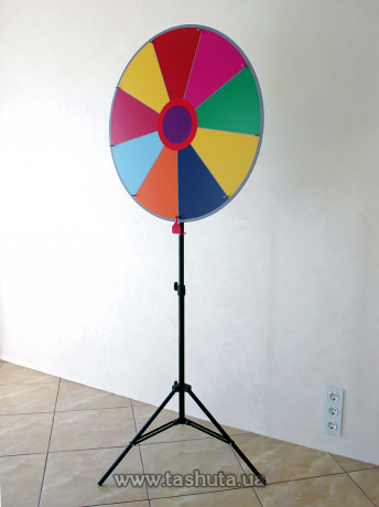 Колесо фортуны на телескопической ножке, диаметр колеса 900мм