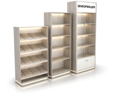 Chipboard shop shelving