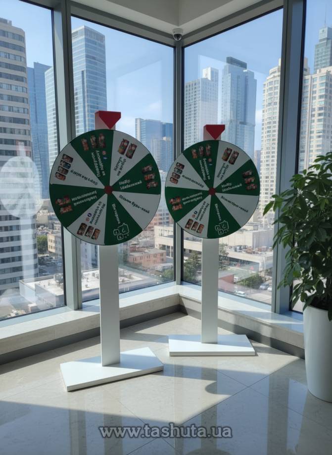 Wheel of Fortune on Chipboard Base, Wheel Diameter 1000mm