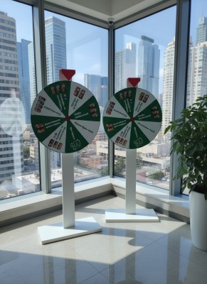 Wheel of Fortune on Chipboard Base, Wheel Diameter 700mm