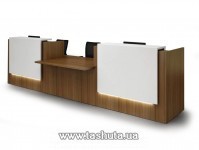 купить по низкой цене Модульная стойка администратора, стойка регистрации, 420х110х74 cм в Киеве