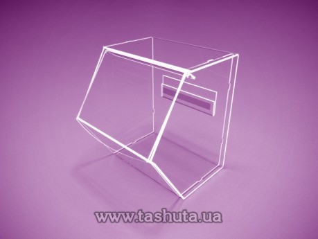 Akrylowy box, dyspenser na towar 184x200x170 mm