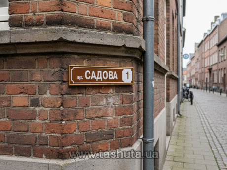 Табличка для дома в рамке, 490х110 мм