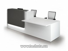 Modułowa lada recepcyjna, lada rejestracyjna, 240x110x74 cm