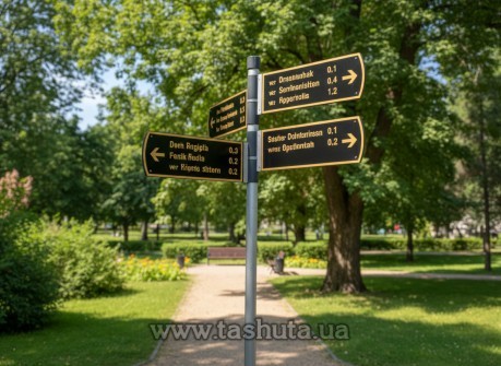 Wskaźnik ulic, uliczny wskaźnik informacyjny, format 600x200mm