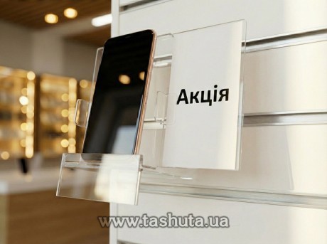 Podstawka akrylowa na smartfon na panel ekonomiczny