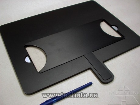 Tabliczka akrylowa z uchwytem i kieszenią 280x100mm