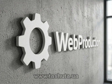 Букви з ПВХ пластику, H=250 мм