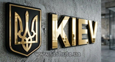 Комбинированные буквы из различных цветных акрилов, H=500мм