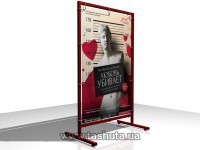 купить по низкой цене Штендер (мимоход) Т-образный, баннерный, 700х1000 мм в Киеве